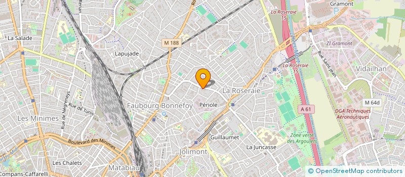 localisation de l'entreprise ASSOCIATION CULTURELLE ST SATURNIN  TOULOUSE