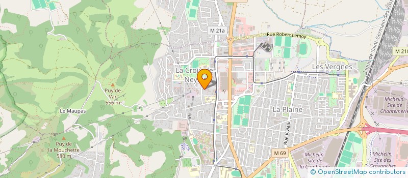 localisation de l'entreprise ASSOCIATION CULTURELLE TAFSUT  CLERMONT-FERRAND