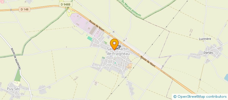 localisation de l'entreprise ASSOCIATION CULTURELLE TESSONNAISE  SAINT-MARTIN-DE-FRAIGNEAU