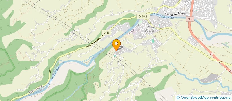 localisation de l'entreprise ASSOCIATION CULTURELLE TRADITIONNELLE DU VACOAS  BRAS-PANON