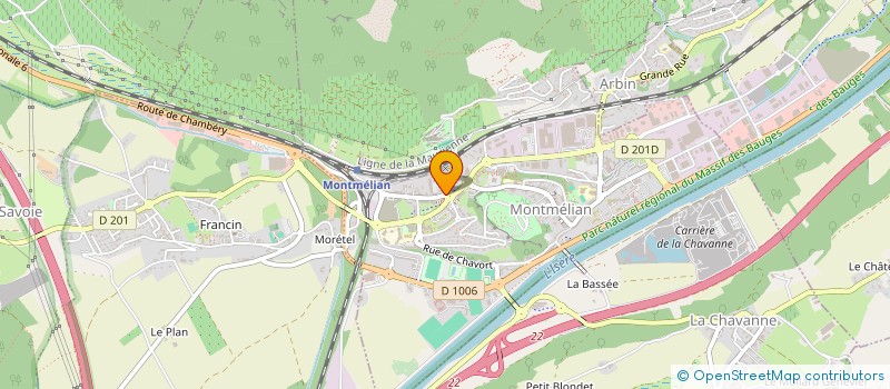 localisation de l'entreprise ASSOCIATION CULTURELLE TURQUE DE CHAMBERY  CHAMBERY