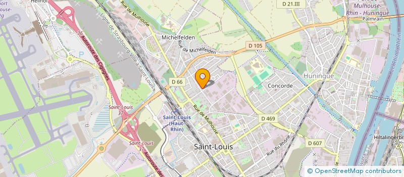 localisation de l'entreprise ASSOCIATION CULTURELLE TURQUE DE SAINT-LOUIS  SAINT-LOUIS