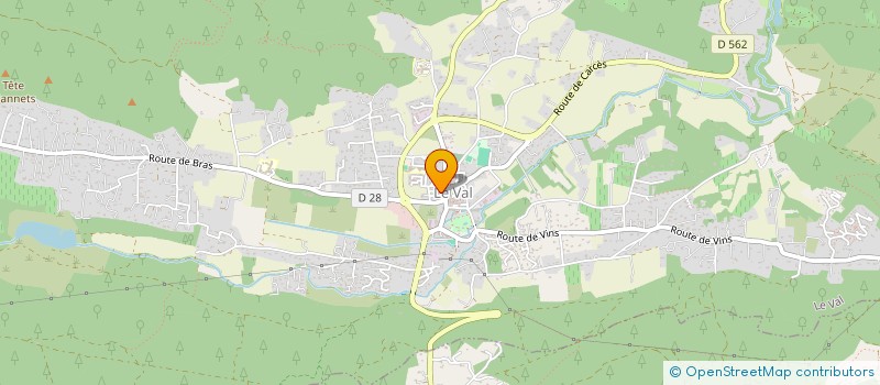 localisation de l'entreprise ASSOCIATION CULTURELLE VALOISE à LE VAL