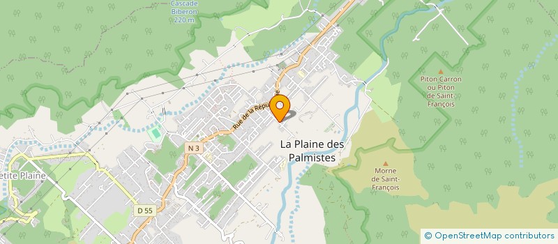 localisation de l'entreprise ASSOCIATION CULTURELLE VERDOYANTE à LA PLAINE-DES-PALMISTES