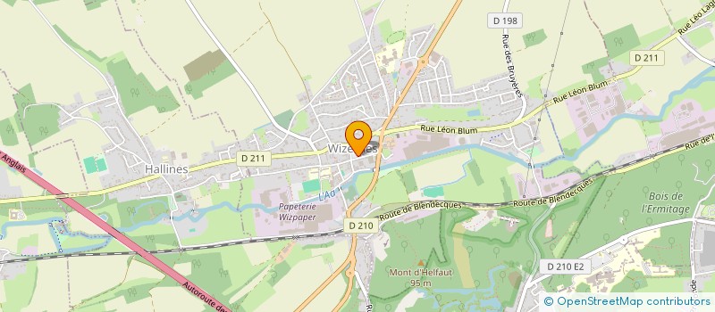 localisation de l'entreprise ASSOCIATION CULTURELLE WIZERNOISE  WIZERNES