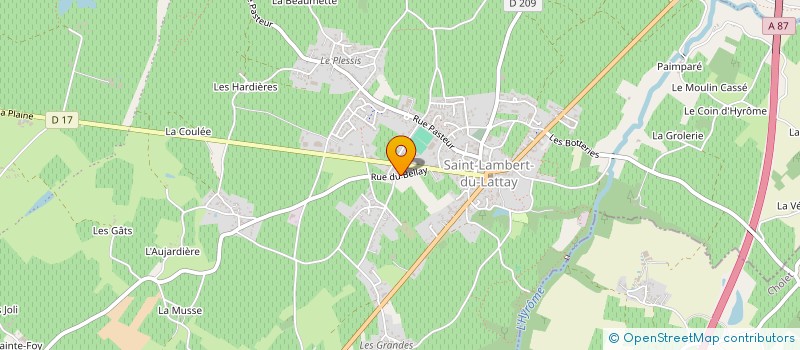 localisation de l'entreprise ASSOCIATION CULTURELLE X-TREM  VAL-DU-LAYON