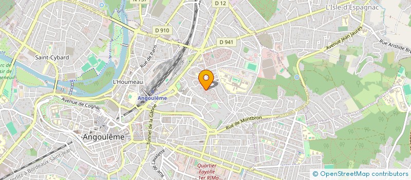 localisation de l'entreprise ASSOCIATION CULTURELLE YLANG D'ANGOULEME  ANGOULEME