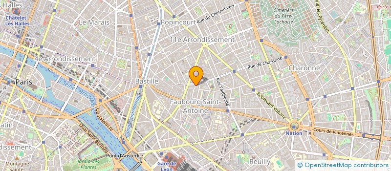 localisation de l'entreprise ASSOCIATION CULTURELLE ZAM ZAM  PARIS