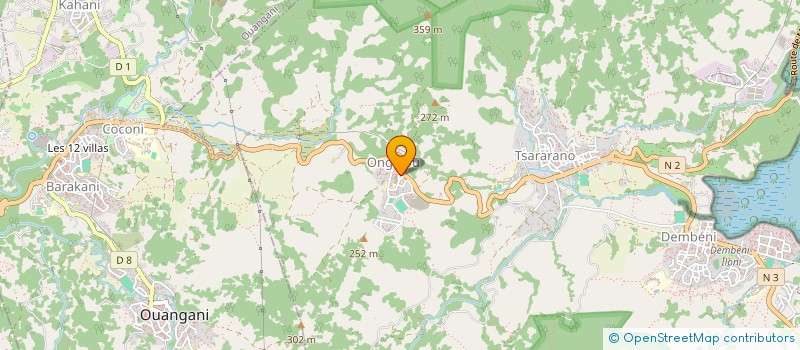 localisation de l'entreprise ASSOCIATION CULTURELLES ET SPORTIFS DES JEUNES DE ONGOJOU à DEMBENI