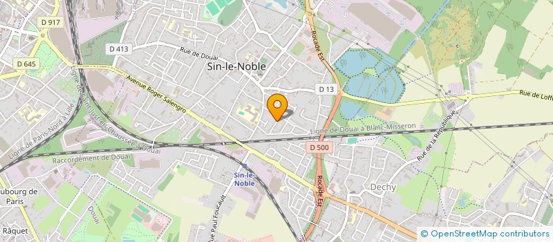 localisation de l'entreprise ASSOCIATION CULTURES ET GENERATIONS  SIN-LE-NOBLE