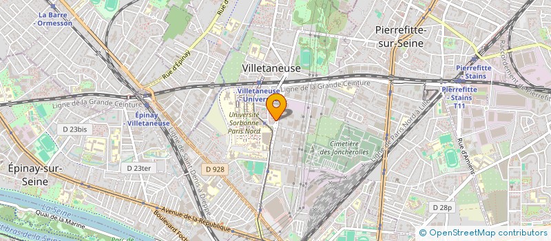 localisation de l'entreprise ASSOCIATION CULTURES PLURIELLES à VILLETANEUSE