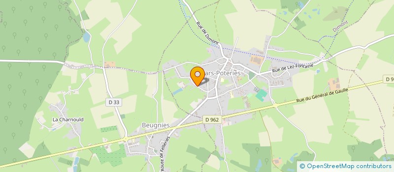 localisation de l'entreprise ASSOCIATION CULTUREZIC  SARS-POTERIES