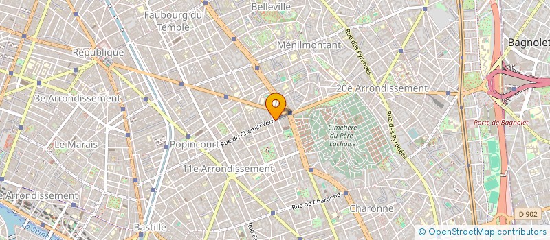 localisation de l'entreprise ASSOCIATION CVO à PARIS