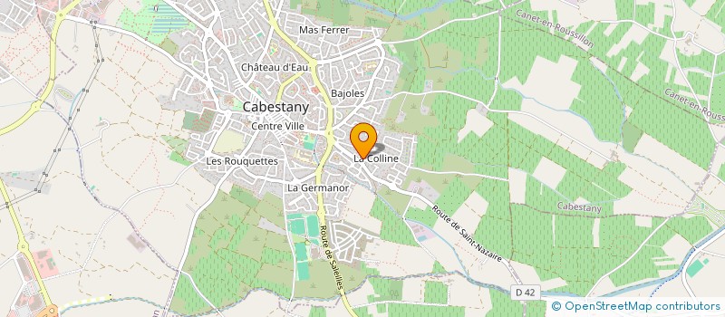 localisation de l'entreprise ASSOCIATION CYBERIA CONCEPT à CABESTANY