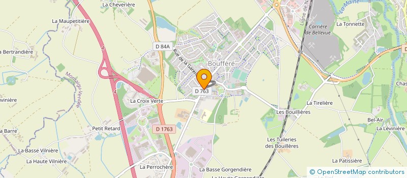 localisation de l'entreprise ASSOCIATION CYCLISTE DE BOUFFERE à MONTAIGU-VENDEE