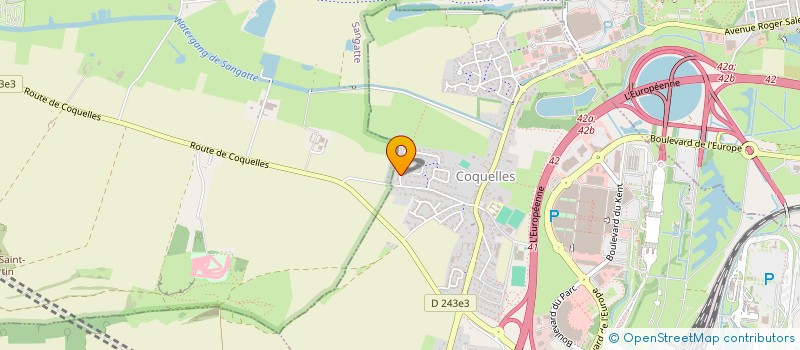 localisation de l'entreprise ASSOCIATION CYCLISTE DE COQUELLES  COQUELLES