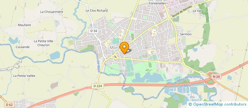 localisation de l'entreprise ASSOCIATION CYCLISTE DE GENTLEMEN DE MORDELLES  MORDELLES