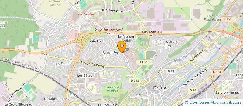 localisation de l'entreprise ASSOCIATION CYGENETIQUE DES CHASSEURS DU PAYS CHARTRAIN à DREUX