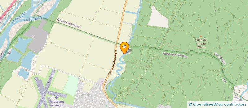 localisation de l'entreprise ASSOCIATION CYGENETIQUE LA RAPHELE CHASSE  VINON-SUR-VERDON