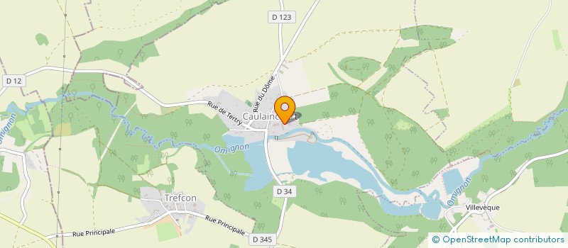 localisation de l'entreprise ASSOCIATION CYNEGETIQUE DE LA BELLE EPINE  CAULAINCOURT