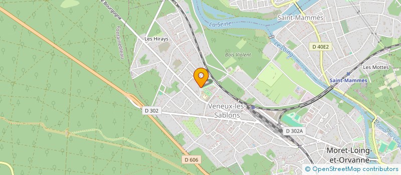 localisation de l'entreprise ASSOCIATION CYNEGETIQUE DE SEINE ET MARNE  MORET-LOING-ET-ORVANNE