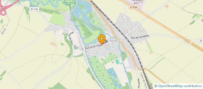 localisation de l'entreprise ASSOCIATION CYNEGETIQUE DES MARAIS DE BOVES - VALLEE D'AVRE à BOVES