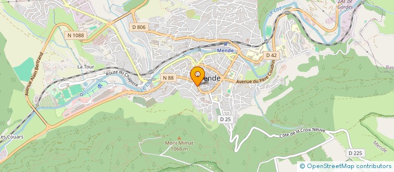 localisation de l'entreprise ASSOCIATION CYNEGETIQUE DU NORD MEJEAN à MENDE
