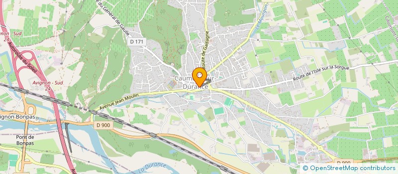 localisation de l'entreprise ASSOCIATION D'ACCOMPAGNEMENT ADMINISTRATIF ET COMMERCIAL à CAUMONT-SUR-DURANCE