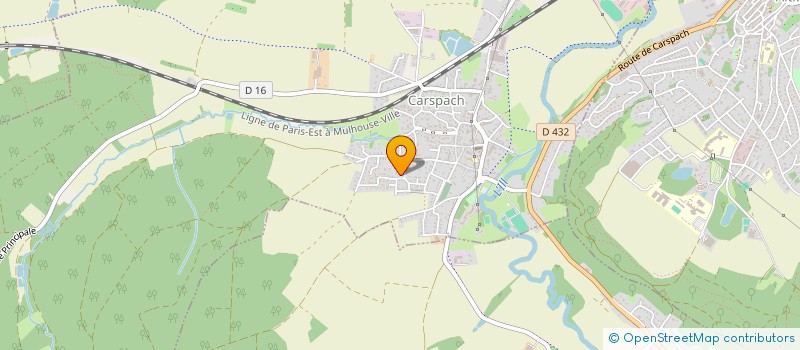 localisation de l'entreprise ASSOCIATION D'ACCOMPAGNEMENT D'INSERTION SOCIALE ET EDUCATIVE - APAISE  CARSPACH