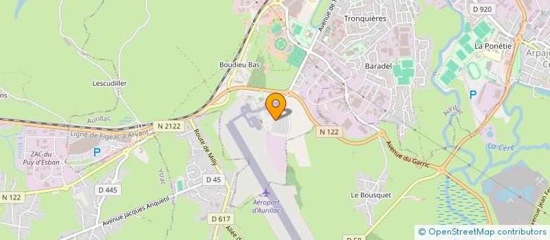 localisation de l'entreprise ASSOCIATION D ACCUEIL DES GENS DU VOYAGE à AURILLAC