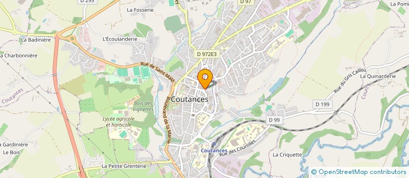 localisation de l'entreprise ASSOCIATION D'ACTION EDUCATIVE  COUTANCES