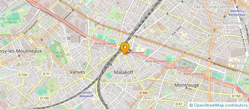 localisation de l'entreprise ASSOCIATION D'ACTION POUR LE DEVELOPPEMENT à MALAKOFF