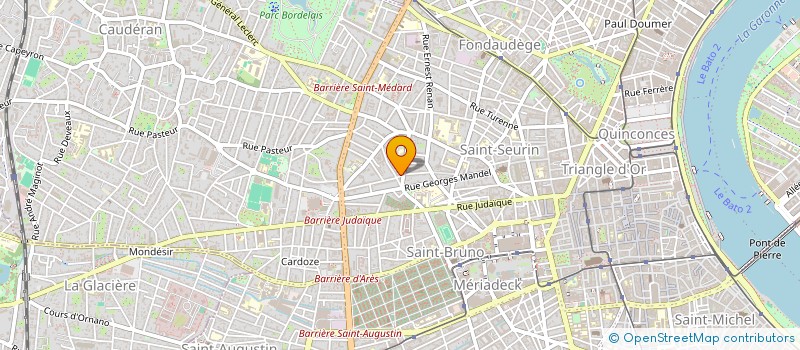 localisation de l'entreprise ASSOCIATION D'ACTION SOCIALE, CULTURELLE, SPORTIVE ET DE LOISIRS DES  PERSONNELS DU MINISTERE DE L'AGRICULTURE DE LA GIR  BORDEAUX