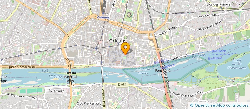 localisation de l'entreprise ASSOCIATION D'ACTION SOCIALE PREFECTURE 45 (A.A.S.P 45) à ORLEANS