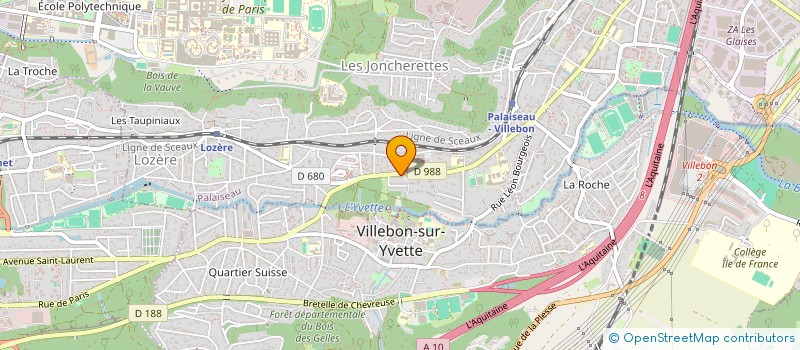 localisation de l'entreprise ASSOCIATION D'ADULTES ET DE PARENTS D'ENFANTS DYSLEXIQUES 91 à ORSAY