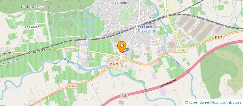 localisation de l'entreprise ASSOCIATION D'ADULTES ET ENFANTS INSUFFISANTS RESPIRATOIRES DU SUD-EST à LES ARCS