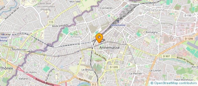 localisation de l'entreprise ASSOCIATION D'AIDE A DOMICILE à GAILLARD
