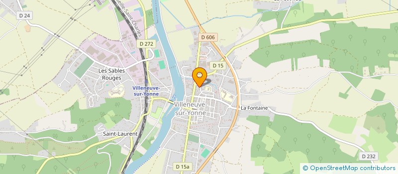 localisation de l'entreprise ASSOCIATION D'AIDE A DOMICILE à VILLENEUVE-SUR-YONNE
