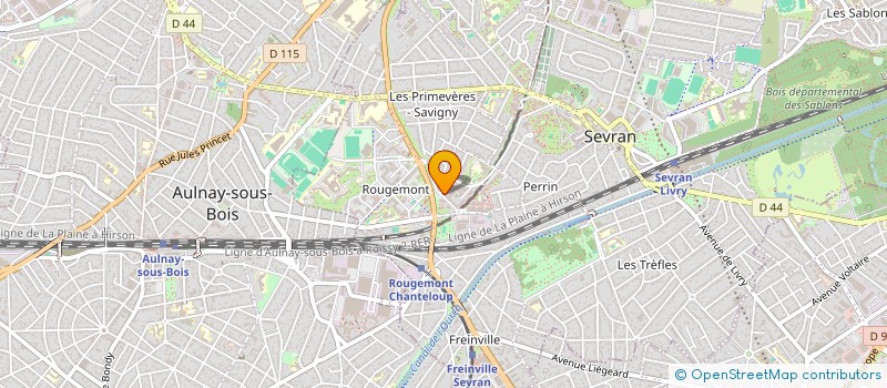 localisation de l'entreprise ASSOCIATION D'AIDE A DOMICILE à SEVRAN