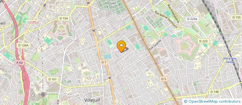 localisation de l'entreprise ASSOCIATION D'AIDE A DOMICILE DES ELITES FEMMES BANGOU, BAFANG ET BAMENA DE FRANCE à VITRY-SUR-SEINE