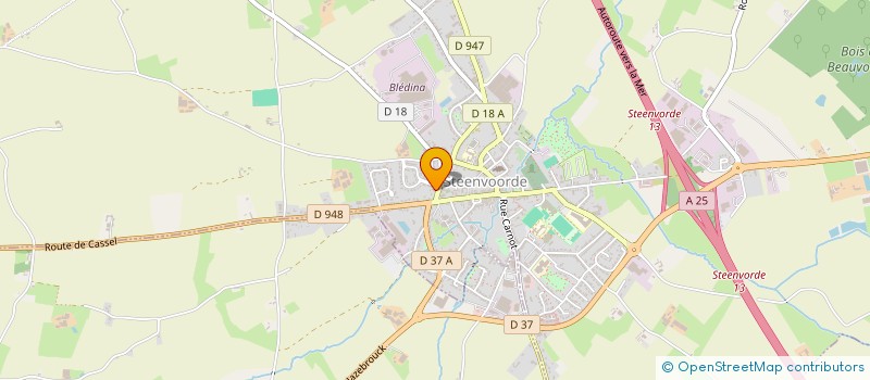 localisation de l'entreprise ASSOCIATION D AIDE A DOMICILE DU CANTON DE STEENVOORDE à STEENVOORDE