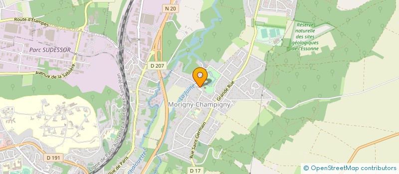 localisation de l'entreprise ASSOCIATION D'AIDE A DOMICILE ET SERVICE MANDATAIRE à MORIGNY-CHAMPIGNY