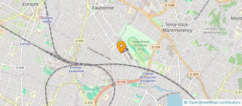 localisation de l'entreprise ASSOCIATION D'AIDE A L'ACTIVITE SECONDAIRE à EAUBONNE