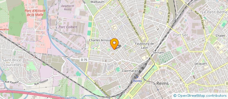 localisation de l'entreprise ASSOCIATION D AIDE A L AMELIORATION DES CONDITIONS DE VIE HUMANITAIRE AU SENEGAL (3ACVHS)  REIMS