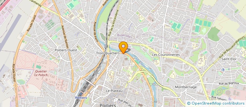 localisation de l'entreprise ASSOCIATION D'AIDE A L'ANIMATION à POITIERS