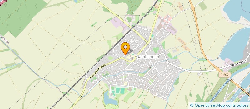 localisation de l'entreprise ASSOCIATION D'AIDE A LA FORMATION PARAMEDICALE AU NEPAL  GAMBSHEIM