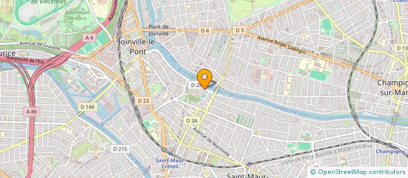 localisation de l'entreprise ASSOCIATION D AIDE A LA PERSONNE à SAINT-MAUR-DES-FOSSES