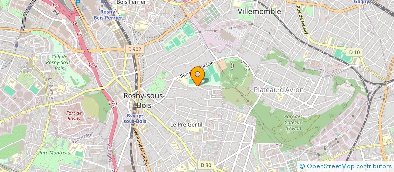 localisation de l'entreprise ASSOCIATION D AIDE A LA PERSONNE DEPENDANTE à ROSNY-SOUS-BOIS