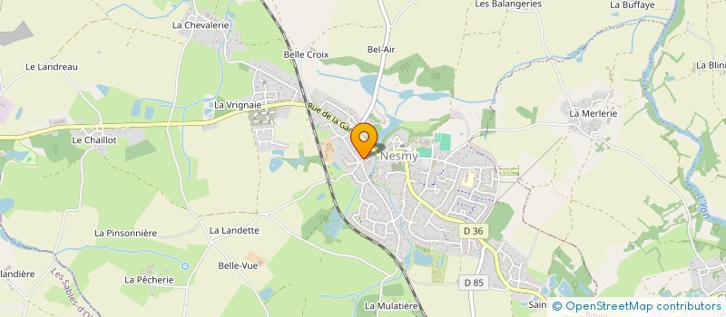 localisation de l'entreprise ASSOCIATION D'AIDE A LA RECHERCHE D'EMPLOI ET DE STAGE à NESMY