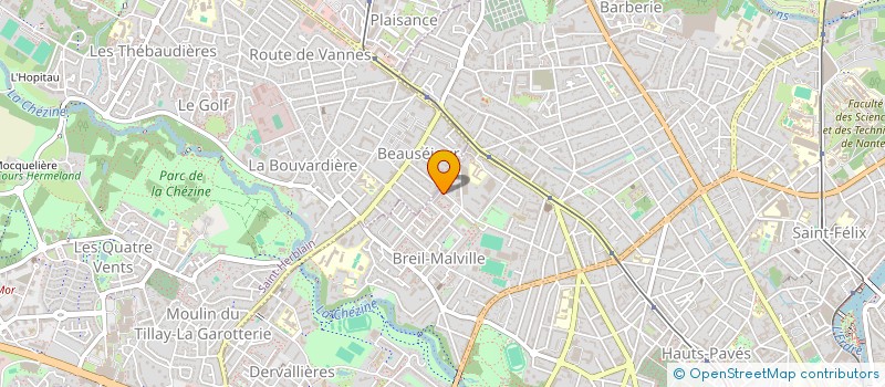 localisation de l'entreprise ASSOCIATION D'AIDE ALIMENTAIRE AUX FAMILLES à NANTES
